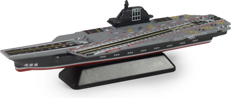 Model van een militair vliegdekschip