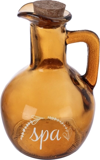 SPA-flesje van bruin glas met kurkstop 180 ml