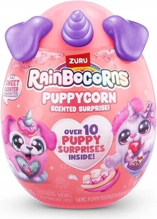 ZURU Rainbocorns Puppycorn verrassing – pluchen puppy in een verrassings-ei
