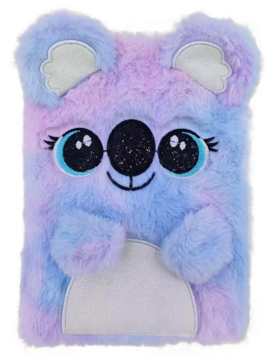 Pluchen dagboek met koala en slot