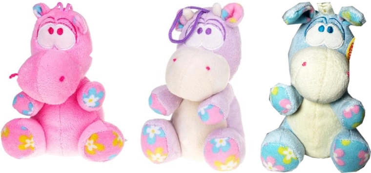 Pluchen diertjes – ezeltjes voor de kleintjes