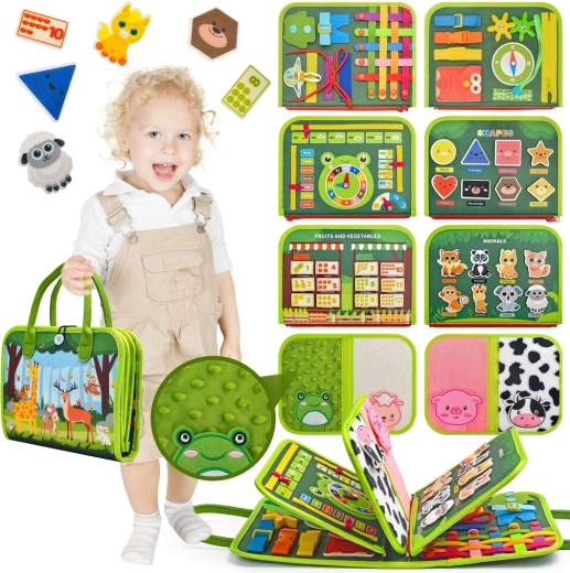 2Kids Toys sensorisch busyboek dieren