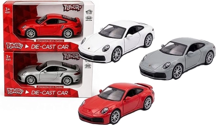 Porsche 911 met licht en geluid in schaal 1:43 - 1 stuk