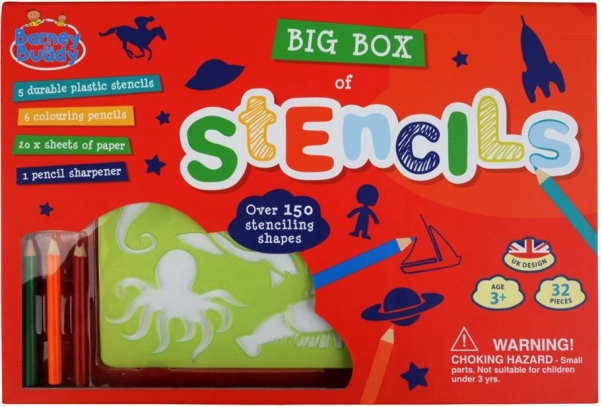 Grote mix van sjablonen in verschillende vormen