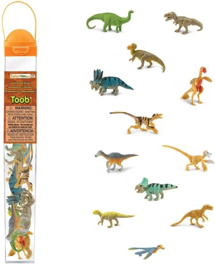 Safari Ltd. Toobs tube gevederde dinosaurussen