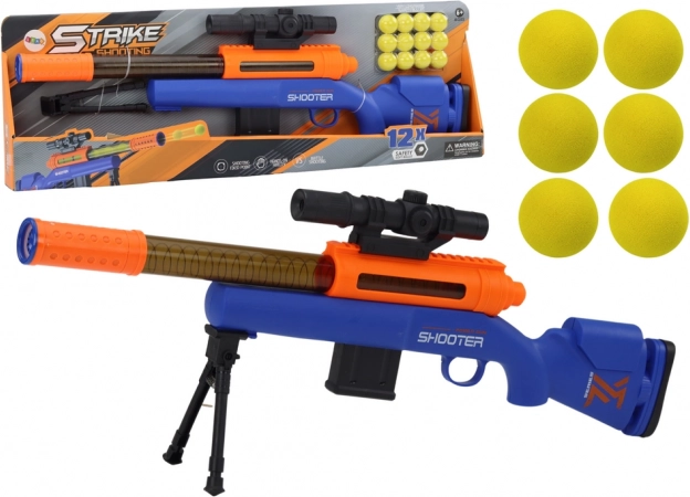 Grote standaard voor softbalgeweer met vizier Blue