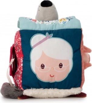 Textiele activiteitenkubus Wolf Ludovic – Lilliputiens
