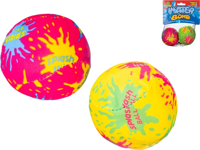 Neon waterbommen 7 cm – set van 2 stuks