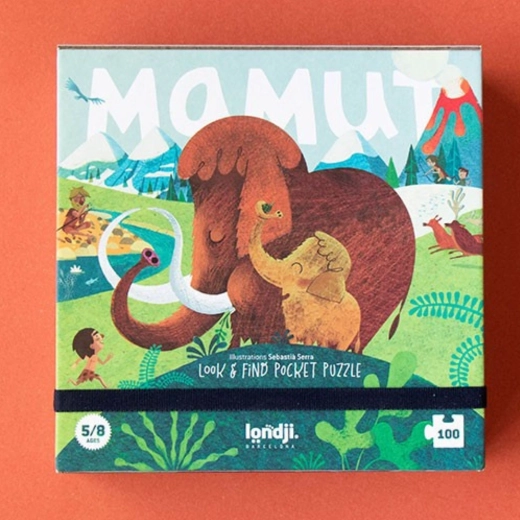Londji puzzel mammoet (100 stukjes)