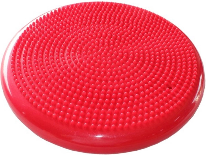 Merco Cushion tweezijdige balanskussen/massage-onderlegger rood 33 cm