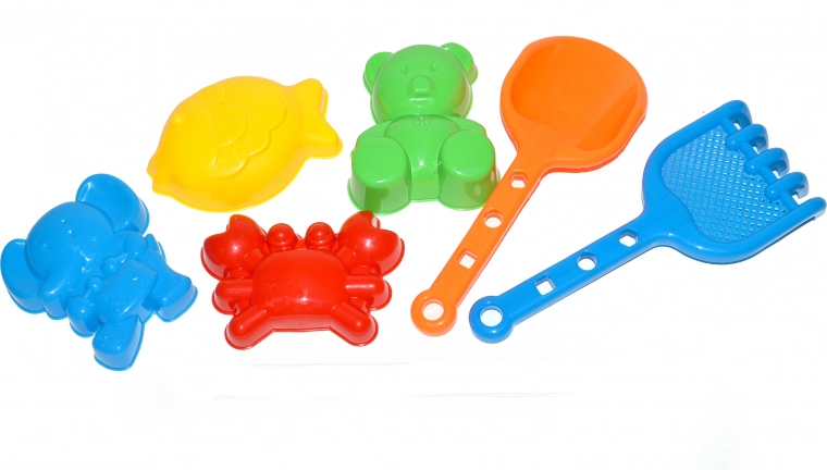 Zandspeelset Dieren 6 stuks