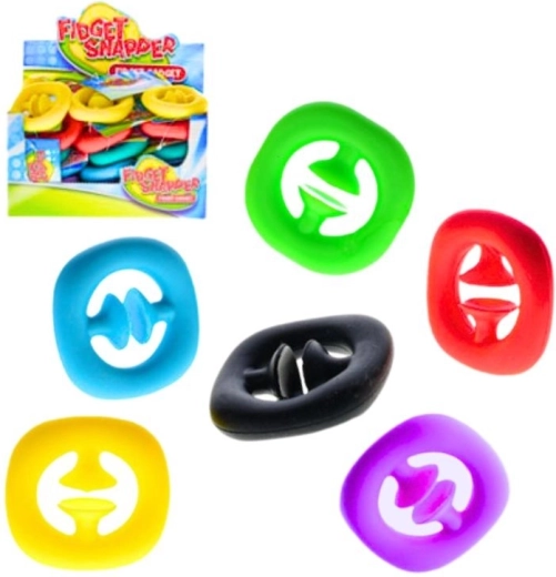 Fidget snapper antistressspeeltje – 6 kleuren