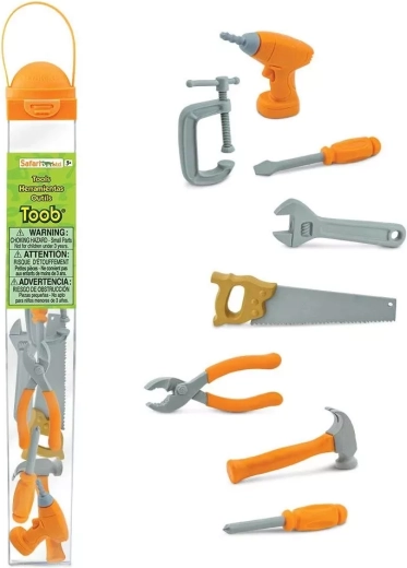 Safari Ltd. Toobs-tube met gereedschap voor kleine klussers