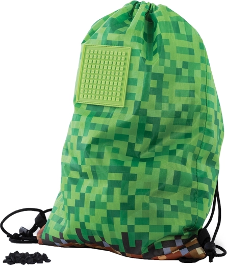 PIXIE CREW rugzakje Minecraft groen-bruin