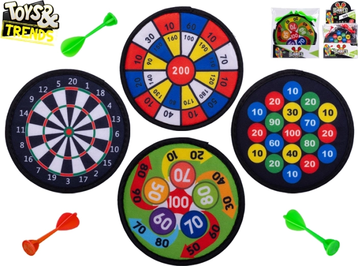 Toys&Trends kinderdartbord met klittenband 20 cm