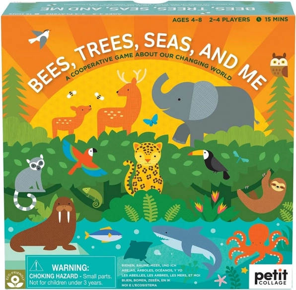 Petit Collage coöperatief bordspel Bees, Trees, Seas and Me