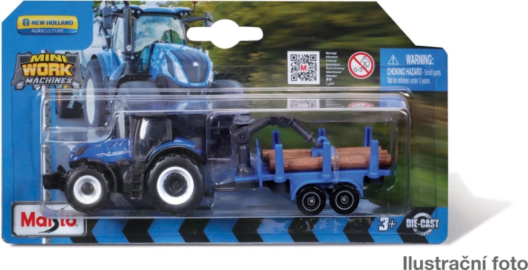 Maisto mini werkvoertuigen en tractors met aanhangers – assorti in blisterverpakking