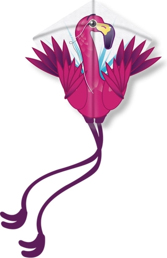 Pop-up vlieger Flamingo 57 × 55 cm