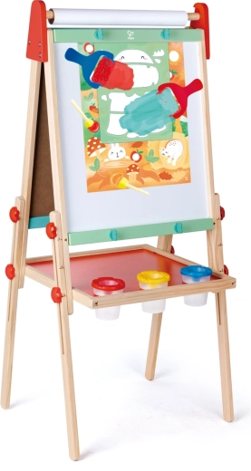 Leuk schilderen met sponsjes van Hape