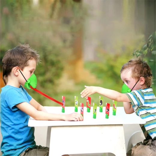 Partyspel Hap de kever – kikkertongen voor 4 spelers