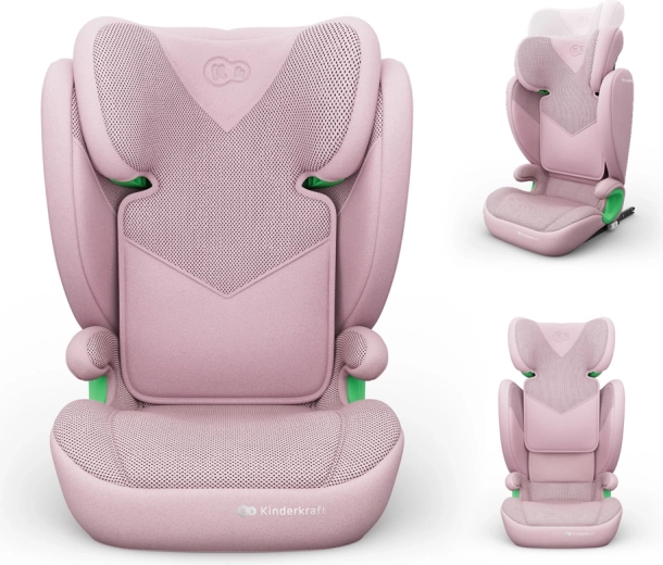 Kinderkraft autostoel junior fix 2 plus i-size 100–150 cm roze