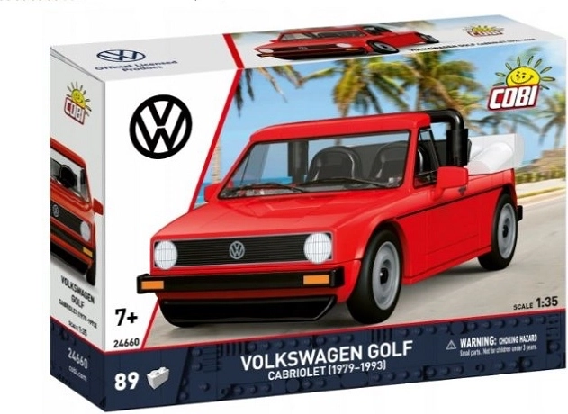 Cobi Volkswagen Golf Cabriolet 1979–1993 bouwset 1:35 (89 onderdelen)