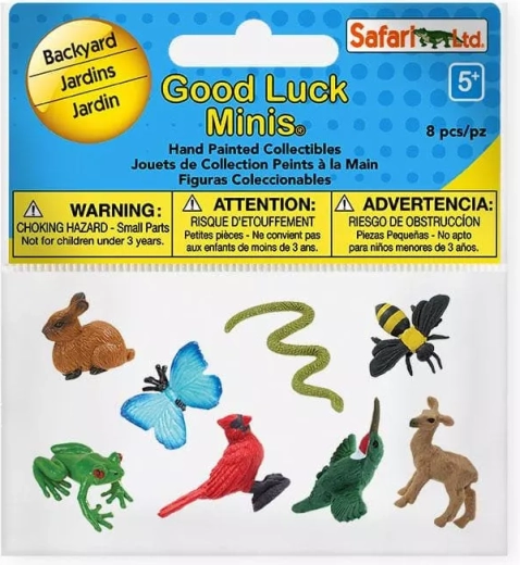 Safari Ltd. mini figuren In de achtertuin (Good Luck Minis Funpack)