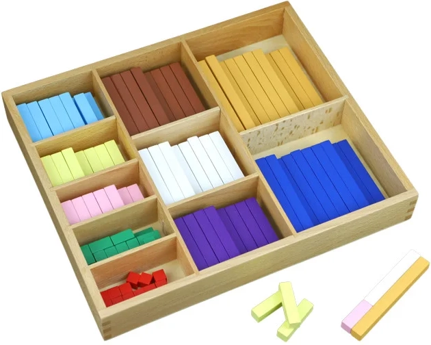 Moyo Montessori kleurrijke rekenstaafjes
