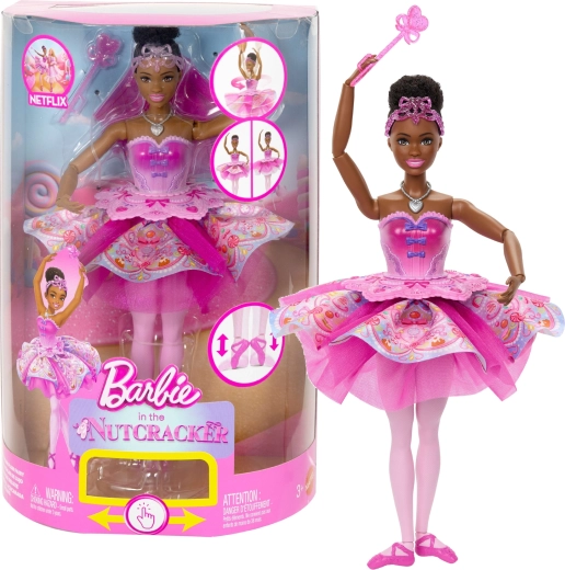 Barbie Barbie in De Notenkraker ballerina Suikerfee met veranderende rok