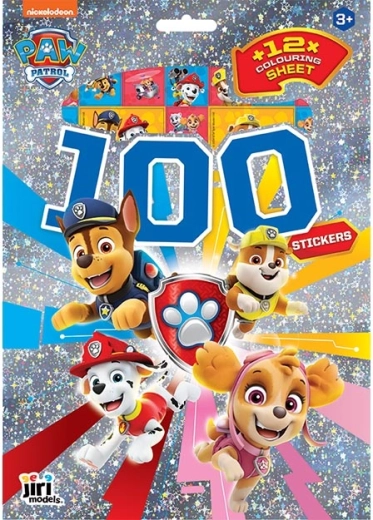Stickers en kleurplaten Paw Patrol (100 st.)