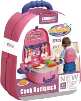 Keukenset 22 stuks rugzak