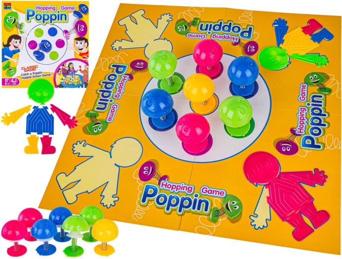 Leuke familiegame bouw het mannetje Hopping Game Poppin