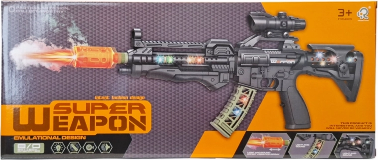 Speelgoed – rookgeweer met licht en geluid