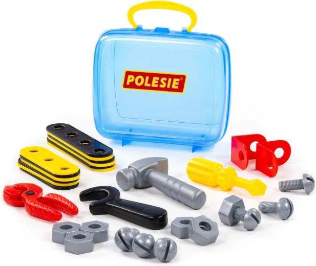 Kindergereedschapset Mechanik in koffertje (12 delen)