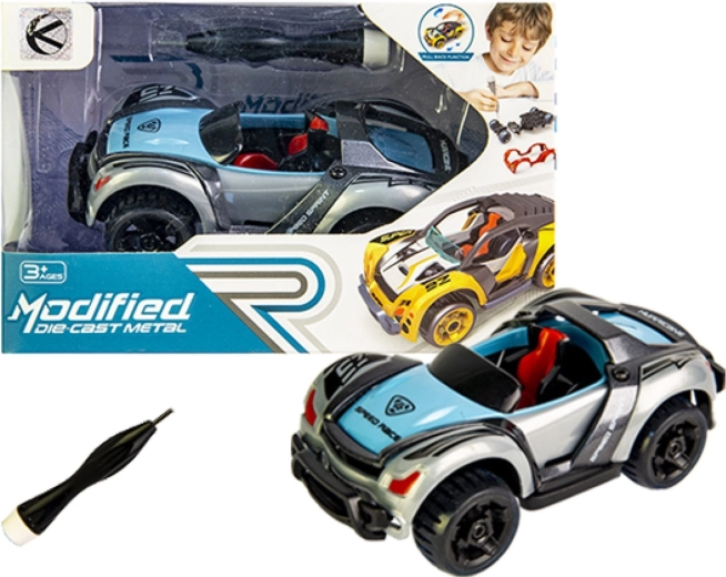 Metalen auto om te monteren - 1 stuk