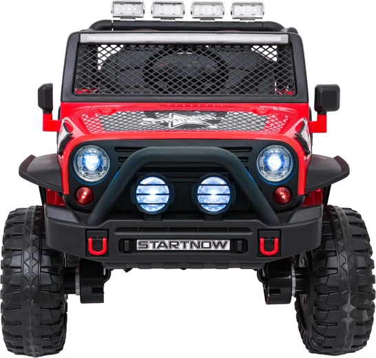 Elektrische kinderauto jeep BEAST 4x4 rood