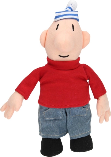 Pluchen figuur Mat uit Pat en Mat 25 cm - 1 stuk