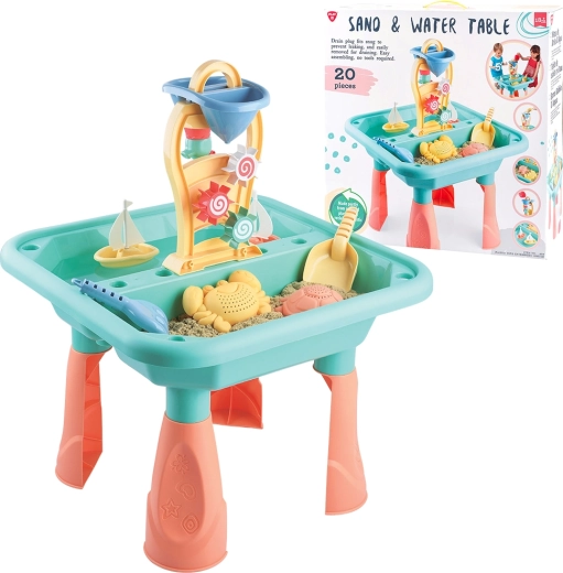 Playgo water- en zandtafel – set van 20 delen