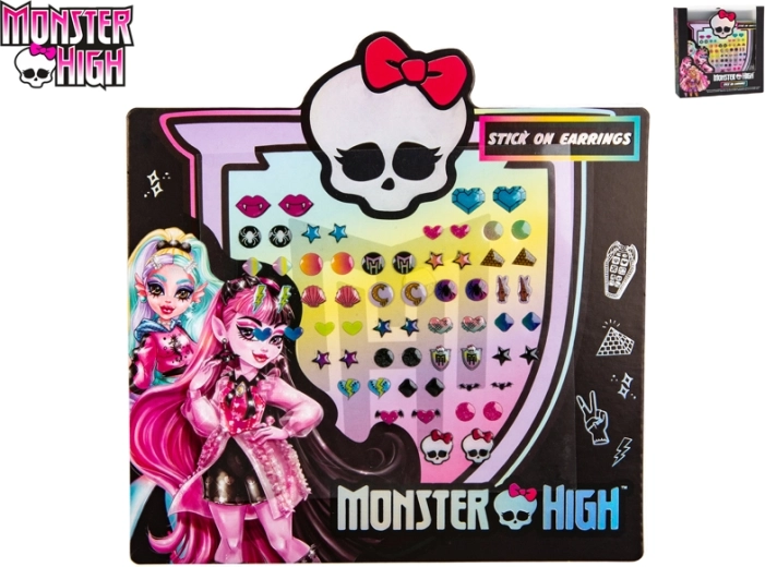 Plakoorbellen MONSTER HIGH – set van 24 stuks voor kinderen
