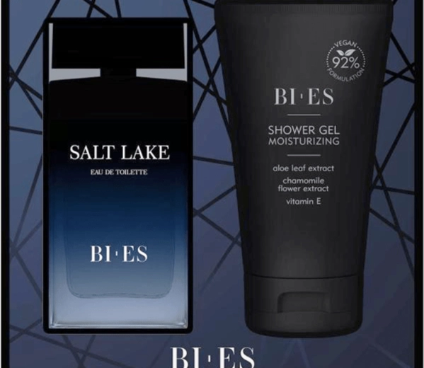 Bi-Es Salt Lake cadeauset voor heren – eau de parfum en douchegel