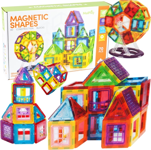 Magnetische 3D-bouwset – 70 stuks