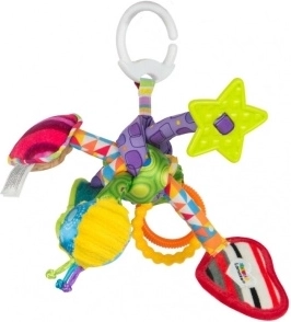 Lamaze mystieke knoop – sensorisch hangspeelgoed voor baby’s