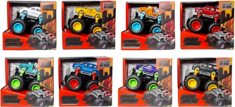 Metalen terreinwagen monstertruck