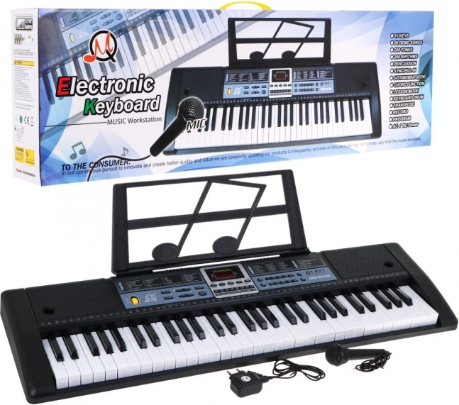 Elektronisch toetseninstrument voor kinderen 5+ jaar met lesmodus en metronoom