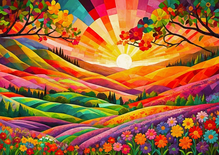 Enjoy puzzel Dageraad in Utopia 1000 stukjes