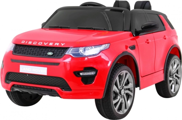 Elektrische kinderauto Land Rover Discovery rode SUV met afstandsbediening