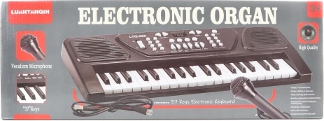 Elektronische kinderpiano met 37 toetsen, microfoon en USB