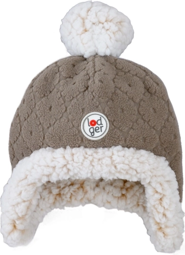 Lodger fleece muts Hatter folklore buffalo 3–6 maanden