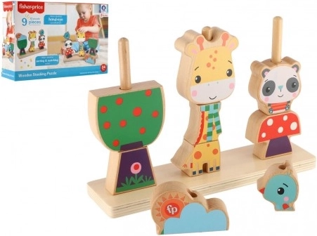 Houten stapelspeelgoed Fisher-Price voor kinderen