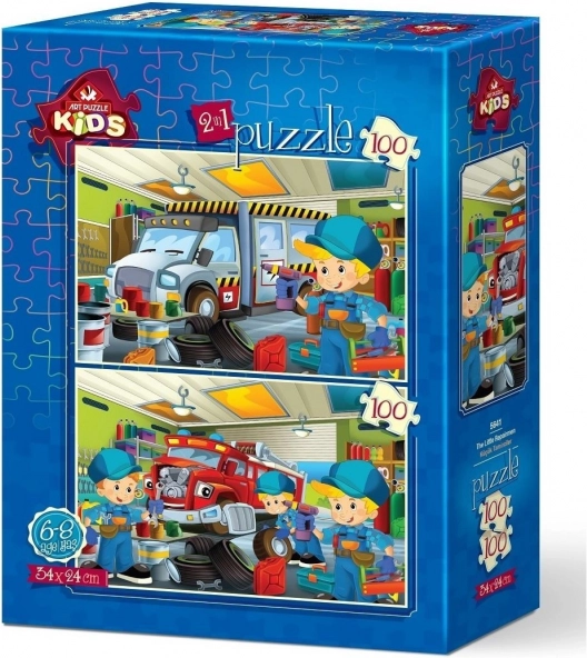 Puzzel Kleine Reparateurs 2×100 stukjes